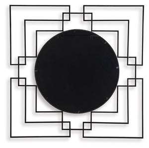 Oceanal - Black / Gold Finish - Accent Mirror