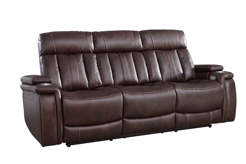 Comfort meets innovation in this inspired Power Reclining Collection. The perfect choice for creating a relaxing environment, this stylish collection features smooth motorized reclining motion and adjustable headrest at just the touch of a button.<br/><br