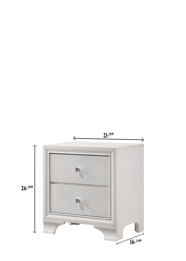 Lyssa - Twin 4 Piece Bedroom Set - White