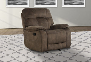 Cooper - Manual Reclining Sofa And Loveseat - Shadow Brown