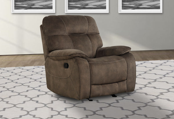 Cooper - Manual Reclining Sofa And Loveseat - Shadow Brown