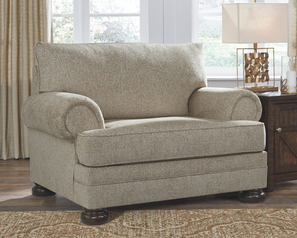  while the choice of a plush chenille upholstery in oatmeal is earthy elegance at its 