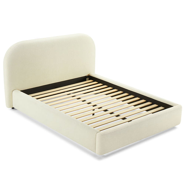  this bed exudes elegance and tranquility. Its minimalist design complements any decor