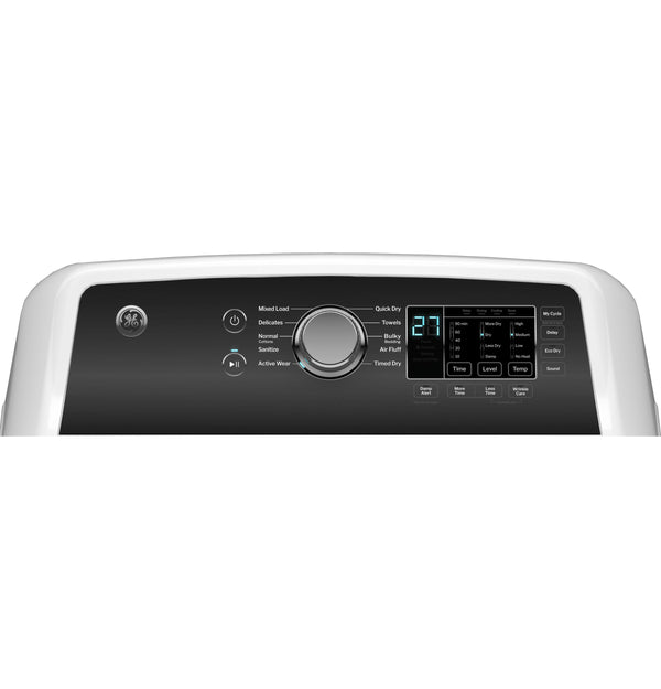 GE® 7.4 cu. ft. Capacity Electric Dryer with Up To 120 ft. Venting and Sensor Dry