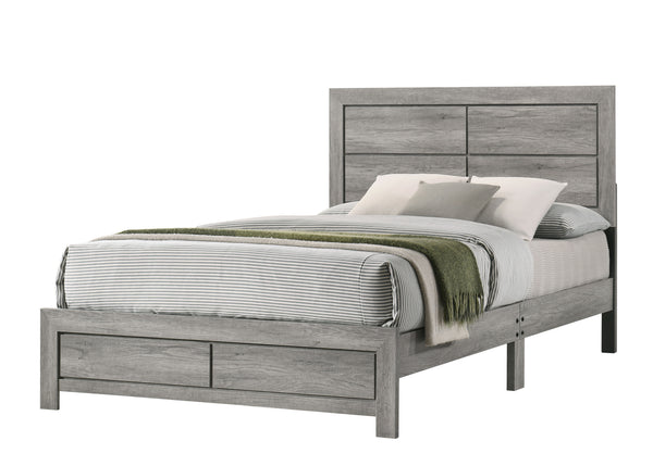  contemporary charm with its light wood grain finish