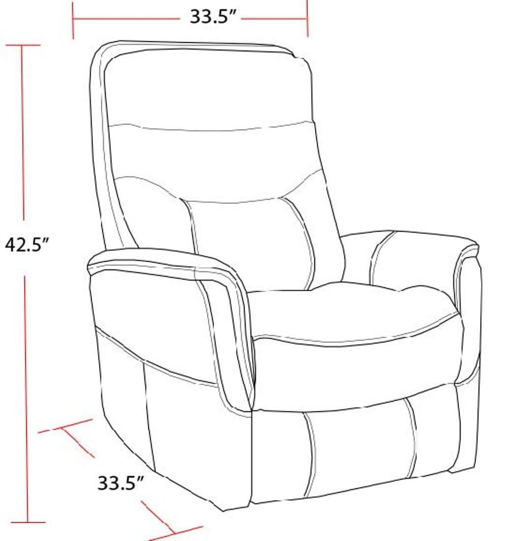 Destined to become your favorite seat in the house, this multifunctional Manual Swivel Glider Recliner is easy to open and close and combines the best of everything. You-'ll be able to swivel to see any angle, glide in a soothing motion, and recline for u