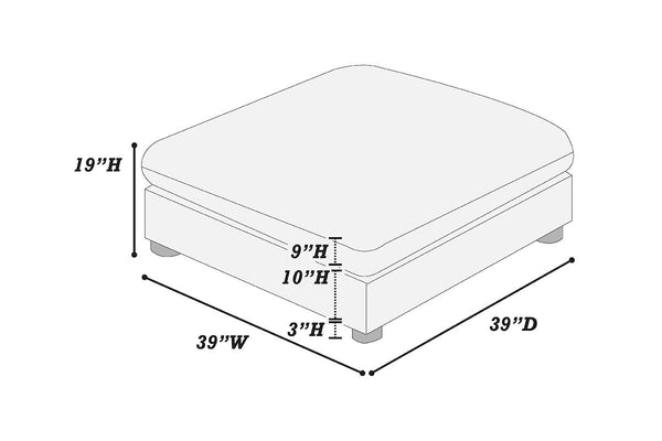 COCKTAIL OTTOMAN