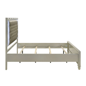 Radiance - 6/6 King Bed - Pearl Silver