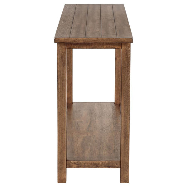 Payne - Wood Entryway Sofa Console Table - Distressed Brown