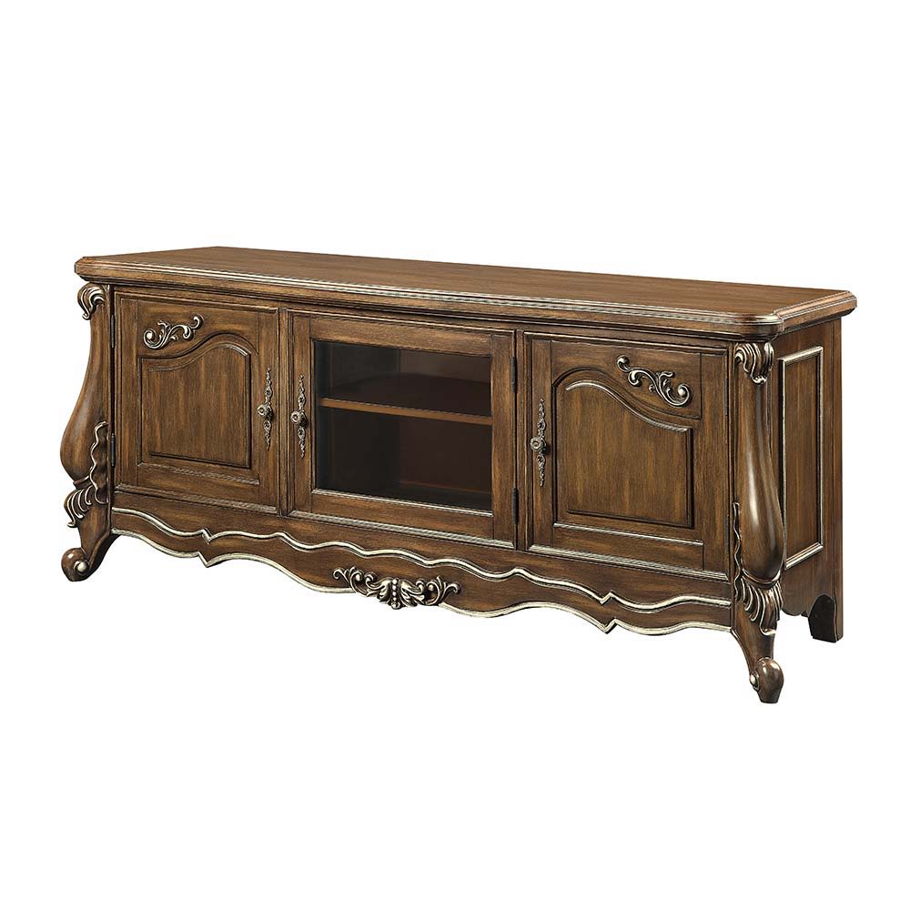 If your TV is your most prized possession, the Latisha TV stand is the perfect place to showcase it. Thanks to the natural beauty, strength, and quality. This design will be a sophisticated, sturdy addition to your living room. A timeless, versatile antiq