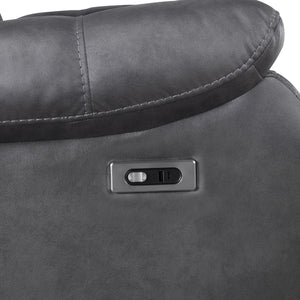 Morello - Sofa With Power Footrest - Gray