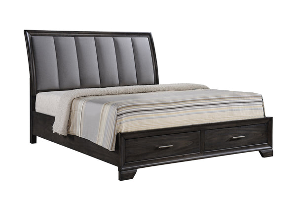 Jaymes - King Bed Storage - Gray