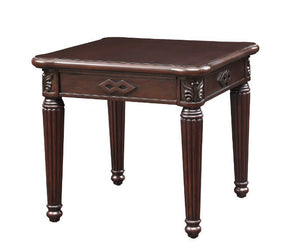 The Chateau De Ville table set brings warm wood accents in traditional design into your modern living room. All crafted with wood in a tempting walnut finish, the table set features elaborate raised trim with a romatic flair. Wooden turned legs with carve