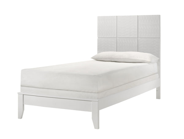 Denker - Twin Bed - White