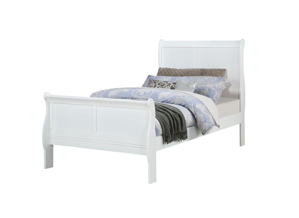 Louis Philip - Cama individual - Blanca