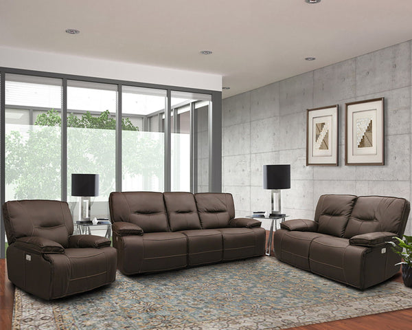 Spartacus - Power Recliner (Set of 2) - Chocolate