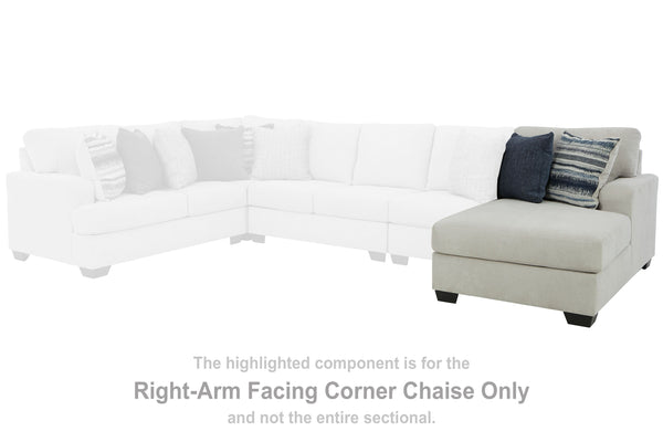 Lowder - Stone - RAF Corner Chaise