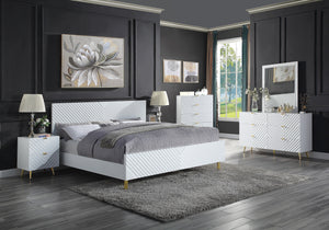 Gaines - Mirror - White High Gloss Finish