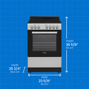 Danby 24" Wide Electric Range in Stainless Steel