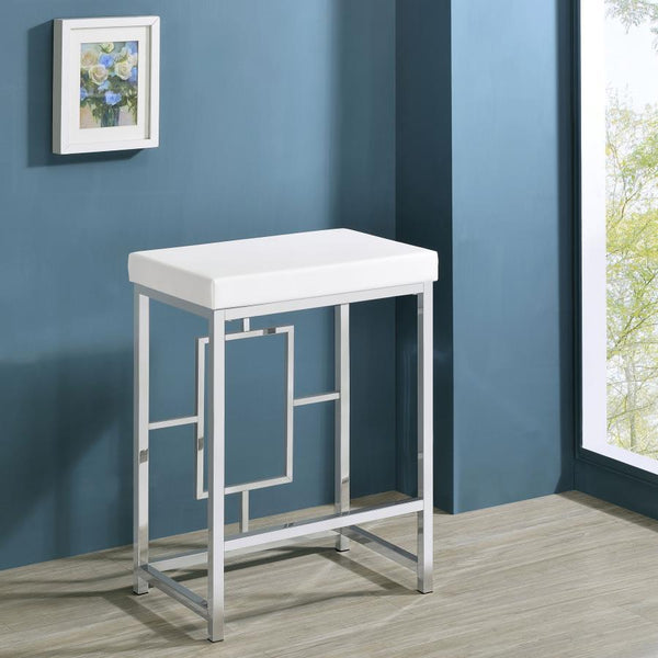 Jackson - 5 Piece Multipurpose Counter Height Table Set - White
