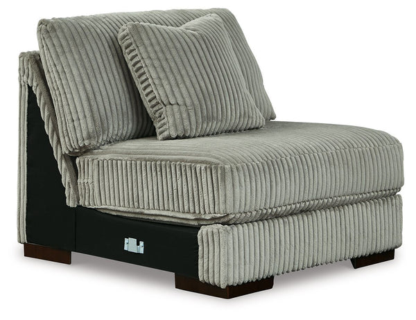 Lindyn - Fog - 4-Piece Sectional With RAF Corner Chaise