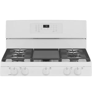GE® 30" Free-Standing Gas Convection Range with No Preheat Air Fry
