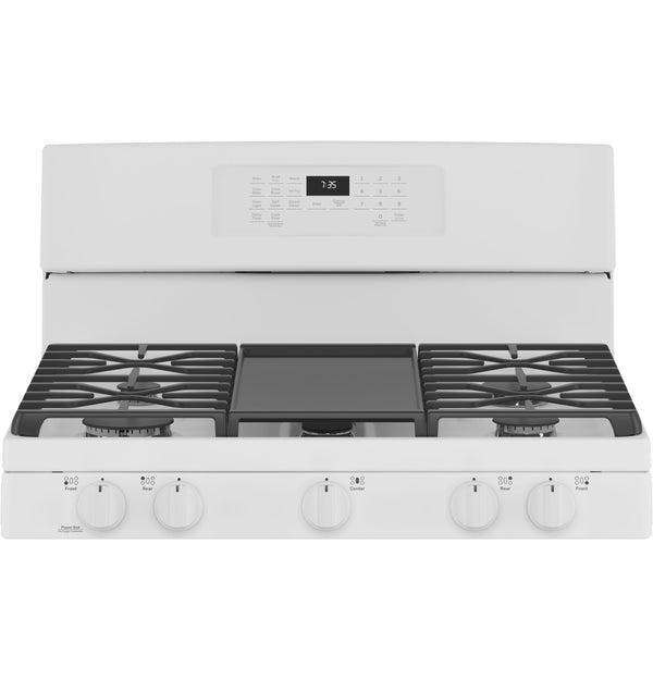 GE® 30" Free-Standing Gas Convection Range with No Preheat Air Fry