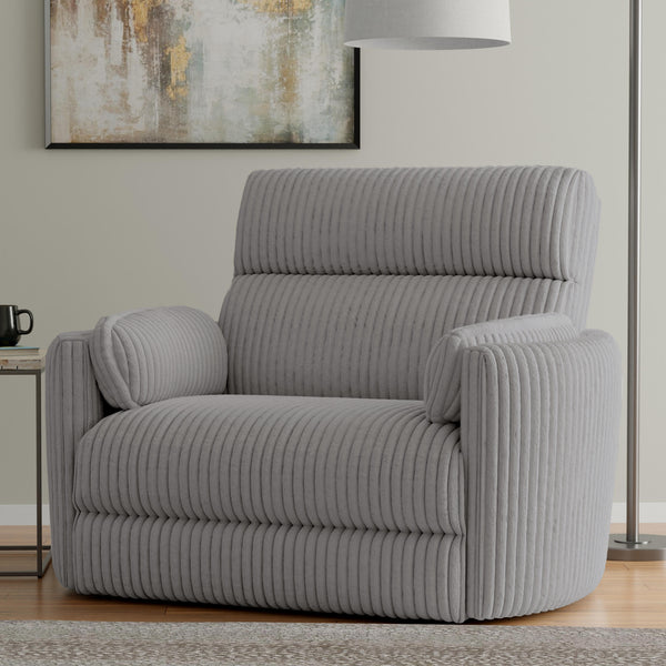 Radius Xl - Mega Grey Extra Wide Power Glider Recliner