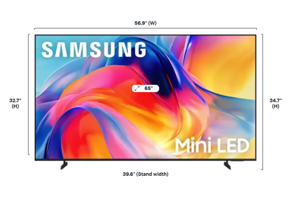 Samsung 65-inch M70H Mini LED 4K UHD Smart TV (2026) | UN65M70HAFXZA