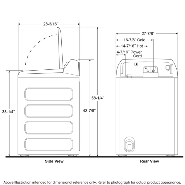 GE Profile™ ENERGY STAR® 5.3  cu. ft. Capacity Washer with Smarter Wash Technology and FlexDispense™