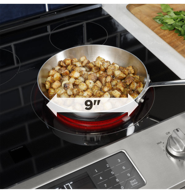GE® 30" Slide-In Electric Convection Double Oven Range