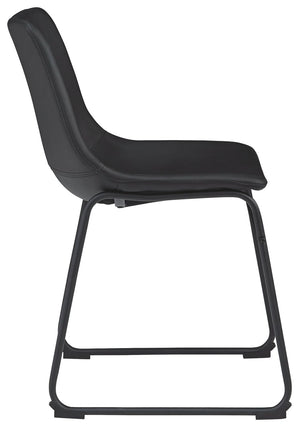 Centiar - Black / Gray - 5 Pc. - Round Dining Room Table