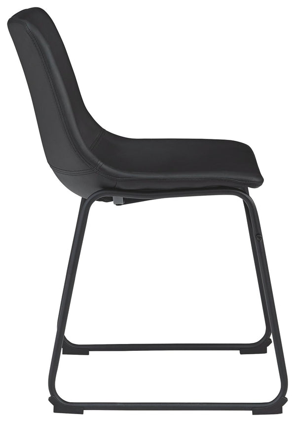 Centiar - Black / Gray - 5 Pc. - Round Dining Room Table