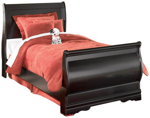Huey Vineyard - Black - Twin Sleigh Bed