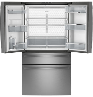 GE Profile™ Series ENERGY STAR® 28.7 Cu. Ft. Smart Fingerprint Resistant 4-Door French-Door Refrigerator With Dual-Dispense AutoFill Pitcher