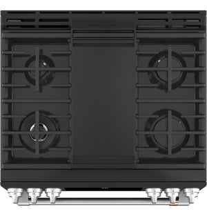 Café™ 30" Smart Slide-In, Front-Control, Gas Range with Convection Oven