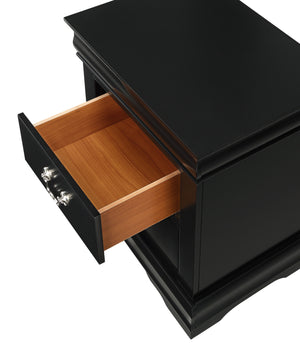 Louis Philip - Queen 5 Piece Bedroom Set - Black