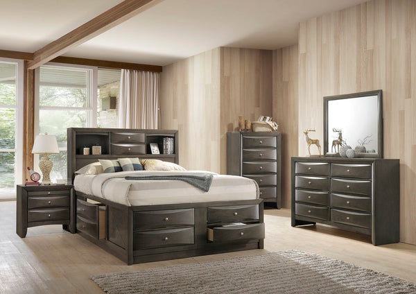 Emily - Dresser 8 Drawers - Gray