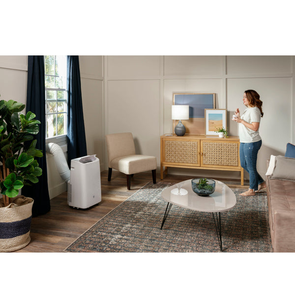 GE® 11,000 BTU Portable Air Conditioner for Medium Rooms up to 450 sq ft. (7,800 BTU SACC)