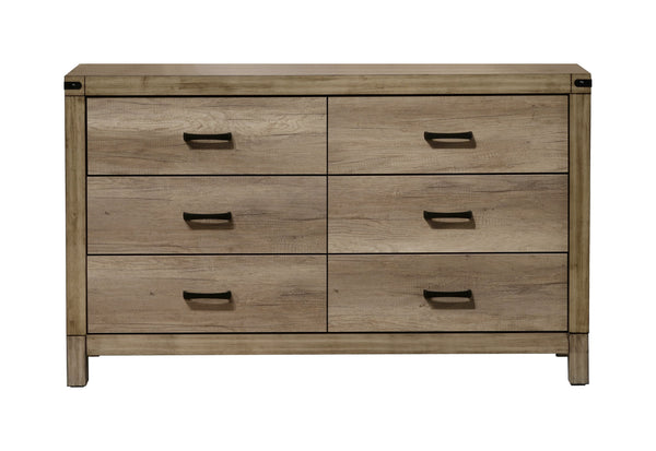 Matteo - California King 5 Piece Bedroom Set - Brown