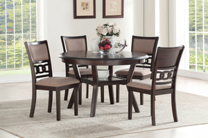 Gia - Swivel Barstool - Cherry / Brown - Fabric