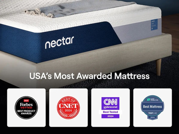 Nectar Classic Memory Foam 5.1 - White - King Mattress