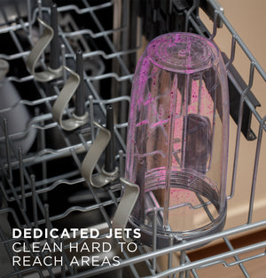 GE® ENERGY STAR® Top Control with Stainless Steel Interior Dishwasher with Sanitize Cycle
