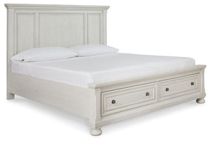  Queen Panel Storage Bed