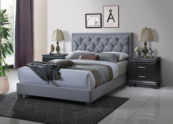 Danzy - King Bed<h4><b>Danzy - King Headboard / Footboard - Gray</b></h4> <table width="100%"><colgroup><col style="width: 30%"> <col style="width: 70%"> </colgroup> <tbody> <tr> <td>Dimensions</td> <td> 84.84"L x 80.71"D x 47.24"H</td> </tr> <tr> <td>Wei