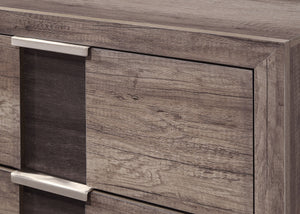 Rangley - Full 5 Piece Bedroom Set - Gray / Brown