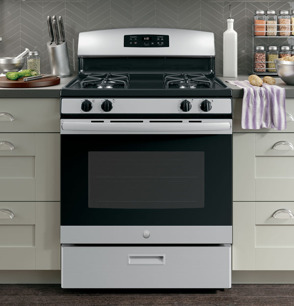GE® 30" Free-Standing Gas Range
