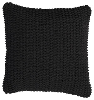 Simply chic, this pillow is neutral enough to slip into any scene. A cozy handwoven design in black completes your casually cool retreat, adding a stylish touch to your reading nook or lounge area.<br/><br/><b>Product Features</b><ul><li>Made of cotton</l