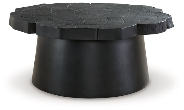 Wimbell - Round Cocktail Table - Black