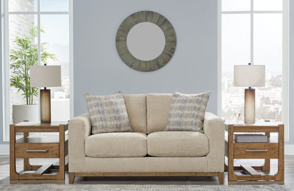  versatile embrace of this loveseat. It takes an on-trend approach to irresistible texture and natural beauty